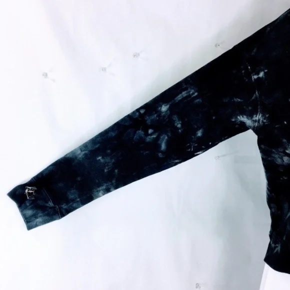 Champion Womens Hoodie Reverse Weave Scrunch Tie Dye Script Logo Size S - Picture 6 of 8